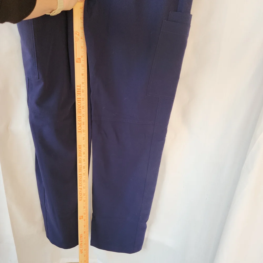 Figs Mens Cairo Navy Blue Cargo Scrubs | Tall | 33.5